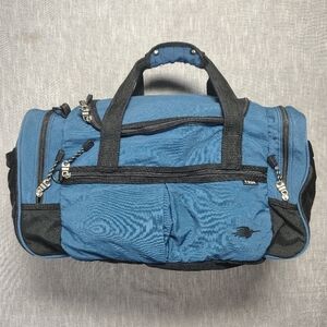 Kiva‎ Tour Duffle Bag Carry On Blue Rip Stop Nylon Sport Travel Gym